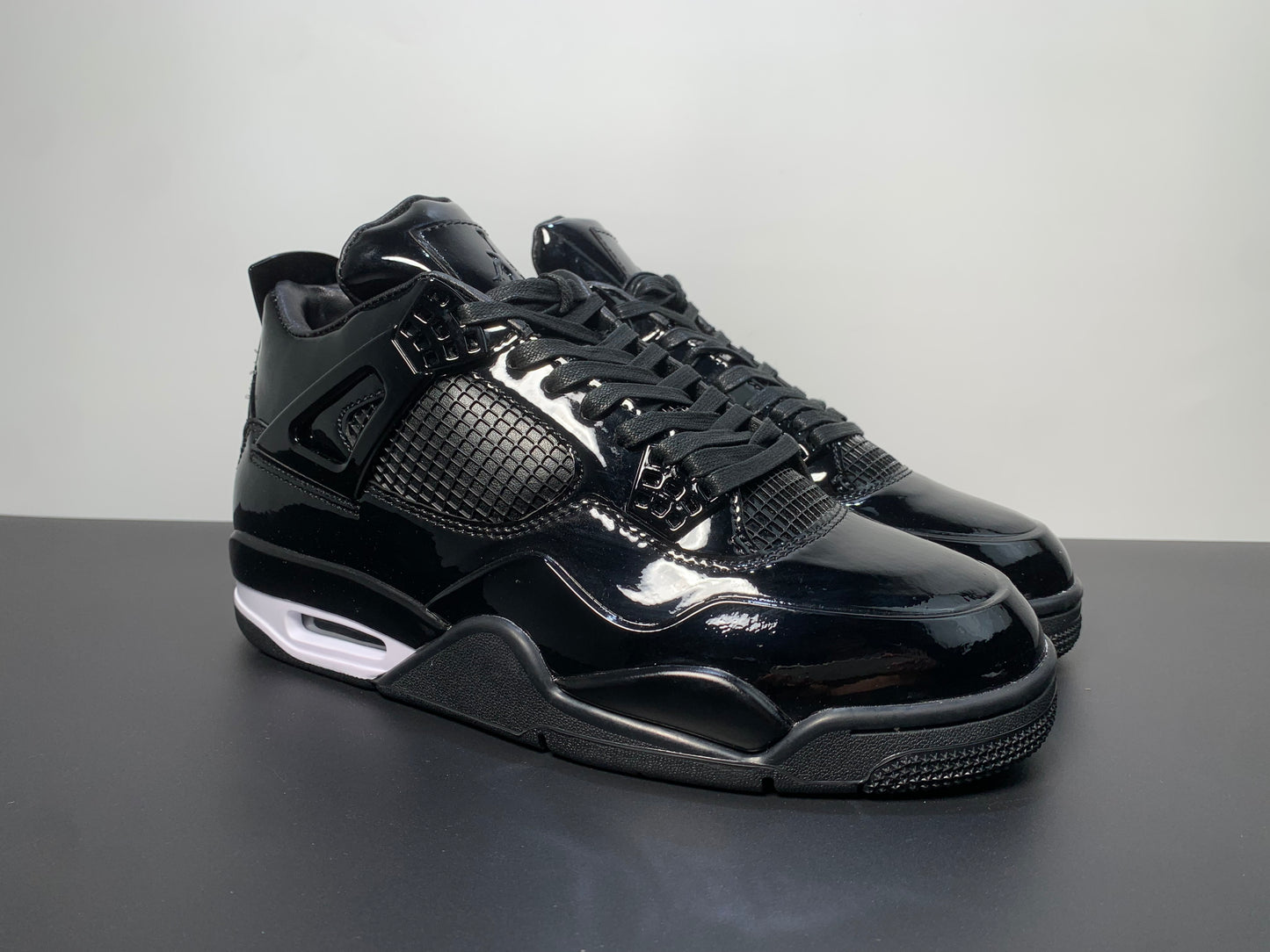 Air Jordan 4  11Lab4 Black Patent