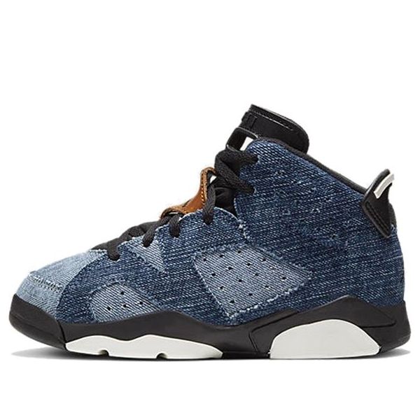 Air Jordan 6 Retro PS 'Washed Denim' Washed Denim/Sail/Varsity Red/Black CV5487-401