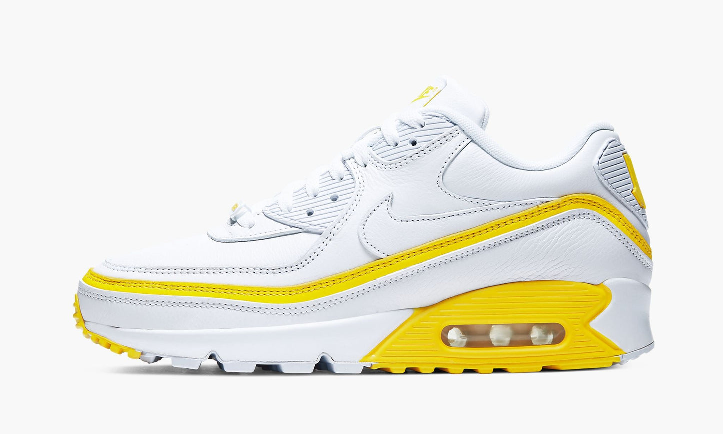 Air Max 90 / UNDFTD "Undefeated - White/Optic Yellow"