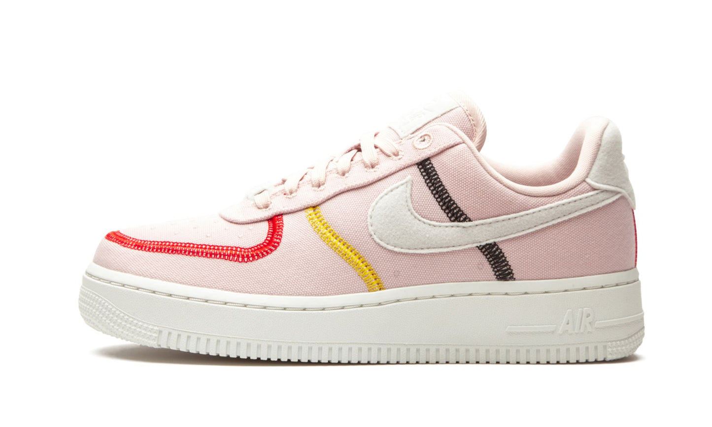 WMNS Air Force 1 "07 LX "Stitched Canvas - Silt Red"