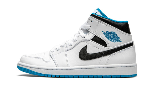 Air Jordan 1 Mid "White / Laser Blue"