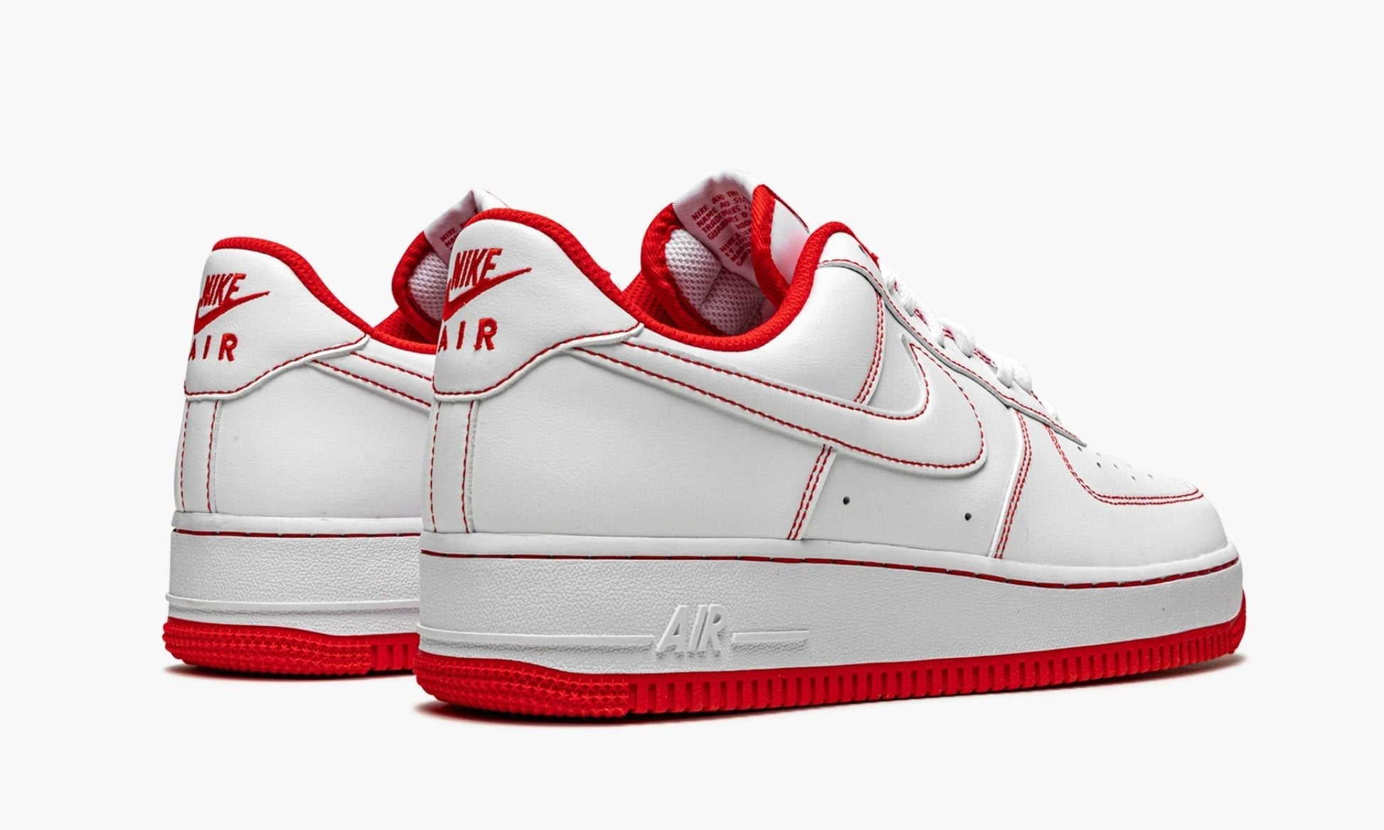 Air Force 1 Low '07 "Contrast Stitch - White University Red"