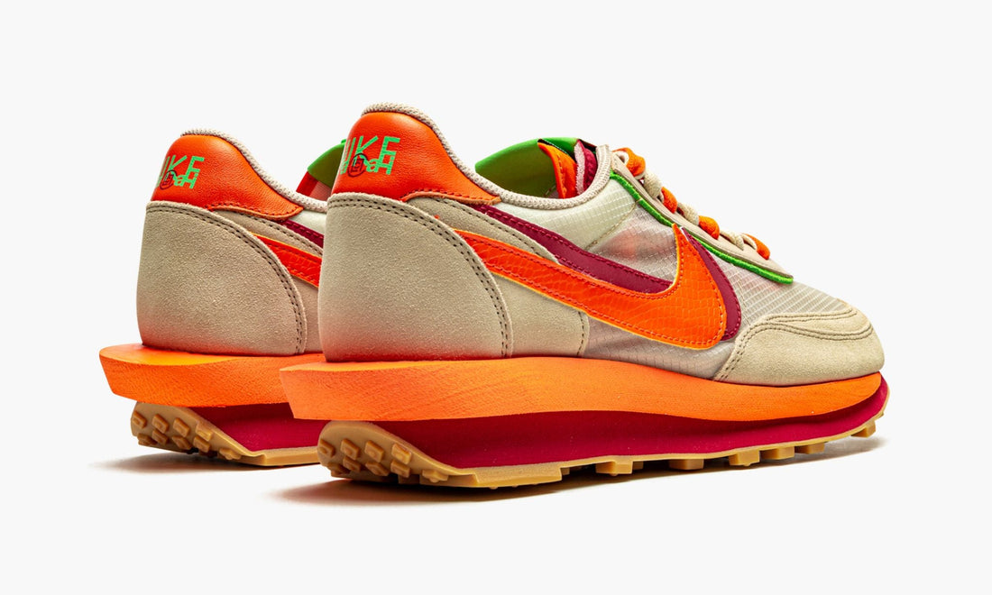 sacai clot net orange blaze